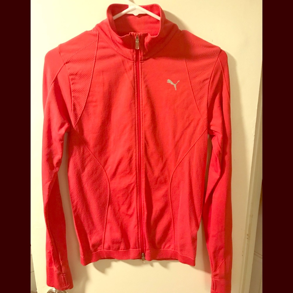 Puma athletic nylon zip up